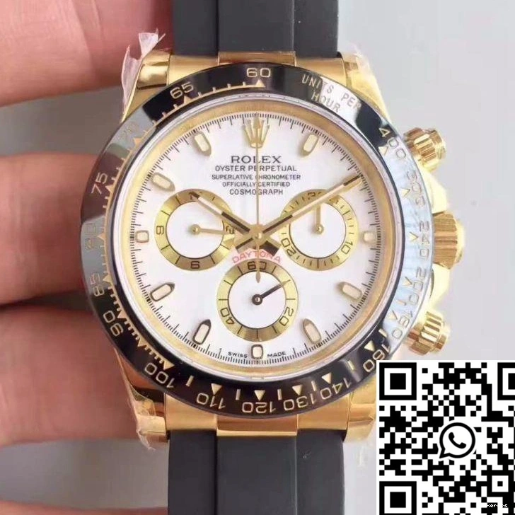 AR Cosmograph Rolex 116518LN Dial Factory White Daytona 0208